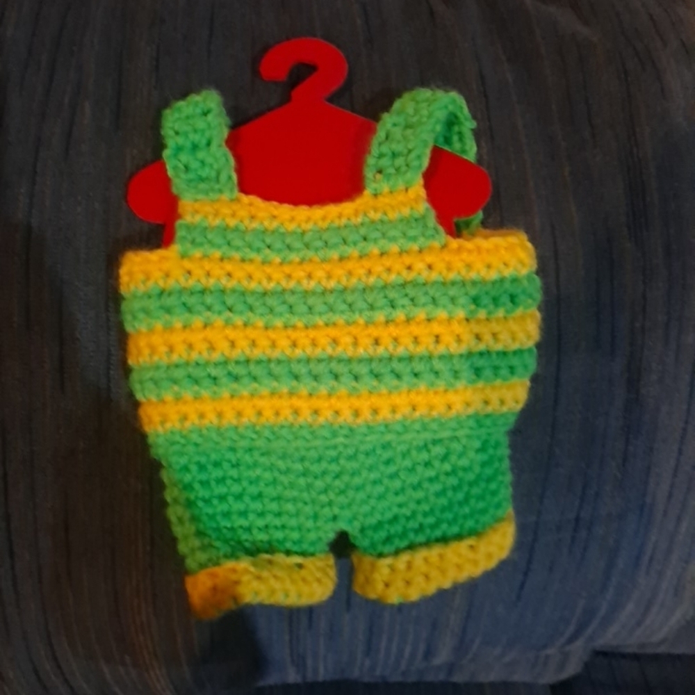 Vibrant Handmade Doll Outfit 16in Crochet